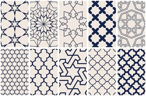 Islamic Art Vector Patterns | Islamic art pattern, Islamic patterns ...