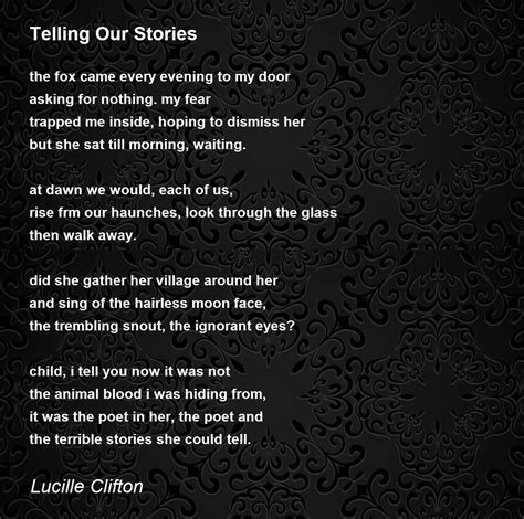 Welcome to The Doghouse Antiques: Lucille Clifton Poems