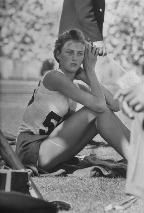 Photos of Swedish High Jumper Gunhild Larking at the 1956 Summer Olympics in Melbourne | Vintage ...