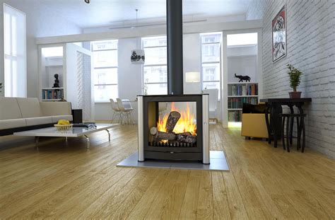 Firebelly FB3 Double Sided Wood Burning Stove - Simply Stoves