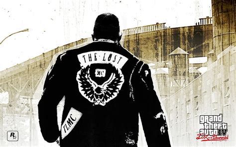 HD wallpaper: The lost, Gang, Gta 4 lost and damned, Biker, rear view ...