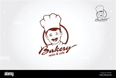 Bakery Resto & Cafe Vector Logo Illustration. This is a bakery logo ...