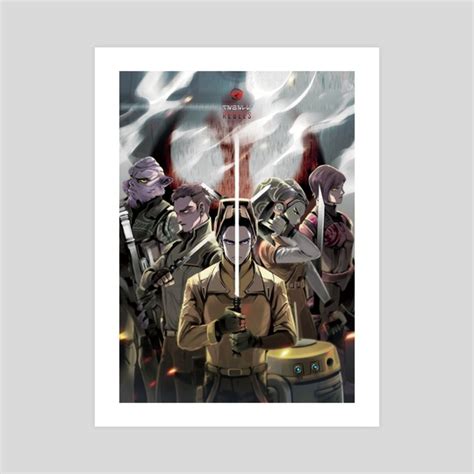 Star Wars Rebels Ghost Crew, an art print by BEHINDxa BEHIND - INPRNT