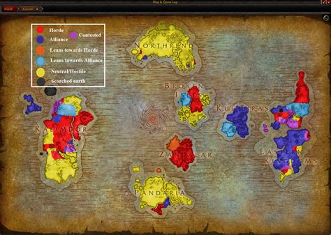 Complete Azeroth territory map : wow | Azeroth map, Azeroth, Map