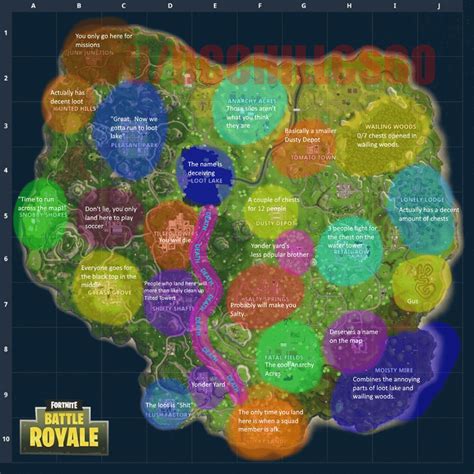 An Accurate Map. : FortNiteBR