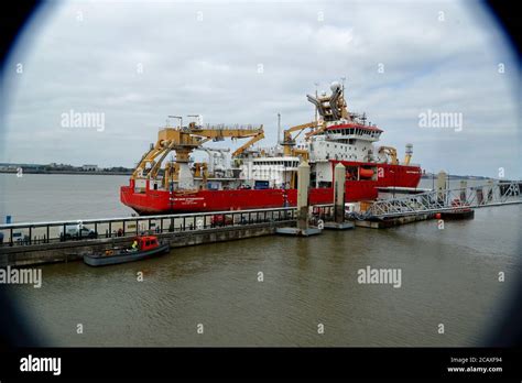 Sir David Attenborough ship leaves Cammell Lairds Stock Photo - Alamy