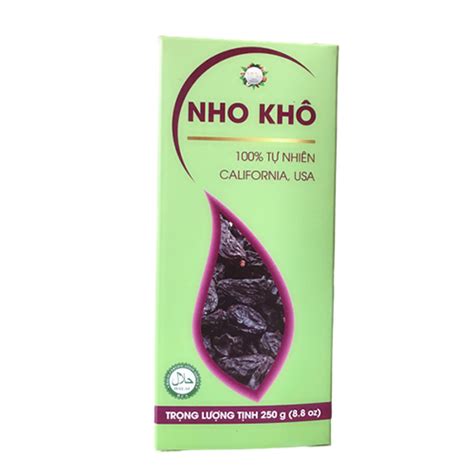 Nho khô 250g - Việt Tam Anh - Hạt Dinh Dưỡng Nhập Khẩu