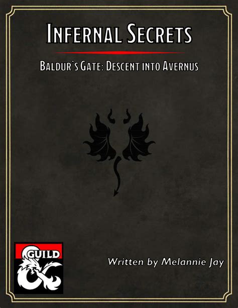 20 Character Secrets for Descent into Avernus - Dungeon Masters Guild | Dungeon Masters Guild