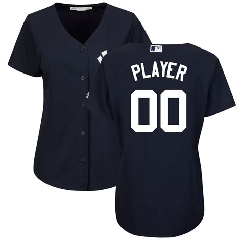 New York Yankees Majestic Women's Cool Base Alternate Jersey - Navy