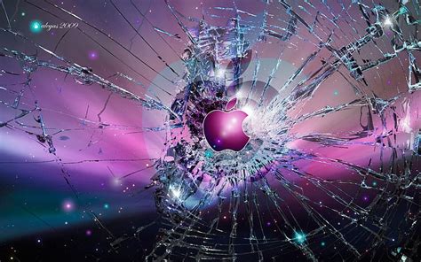 HD wallpaper: Apple broken screen background | Wallpaper Flare