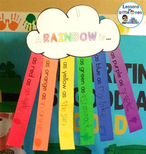 St. Patrick's Day Rainbow Experiment, Math Activity, Writing Craftivity & Game | Rainbow lessons ...