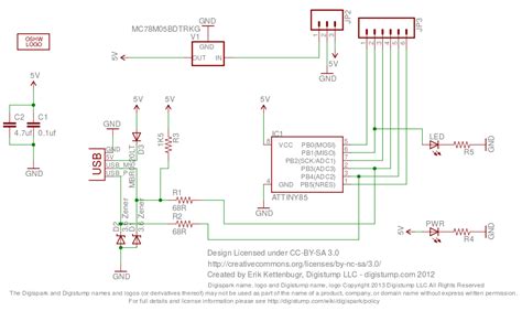 ATTINY85 Development Board (MicroUSB) (DISCONTINUED) – mecha4makers