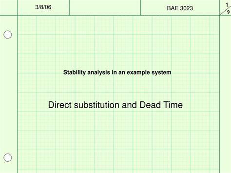 PPT - Stability analysis in an example system PowerPoint Presentation ...