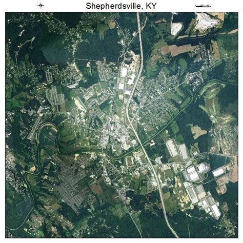 Aerial Photography Map of Shepherdsville, KY Kentucky