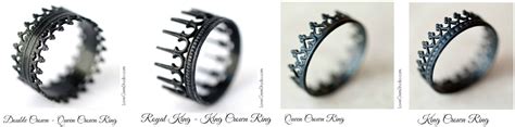 Crown Rings - King and Queen Crown Rings - Royal Crown Fashion Styles