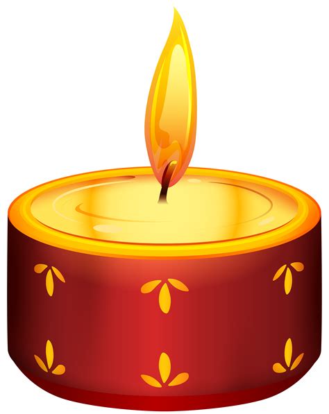 Red Candle Clip Art – Clipart Free Download