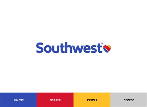 Southwest Airlines Brand Color Codes » BrandColorCode.com