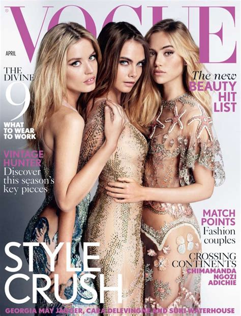 Cara Delevingne – Vogue UK Cover (April 2015) | GotCeleb