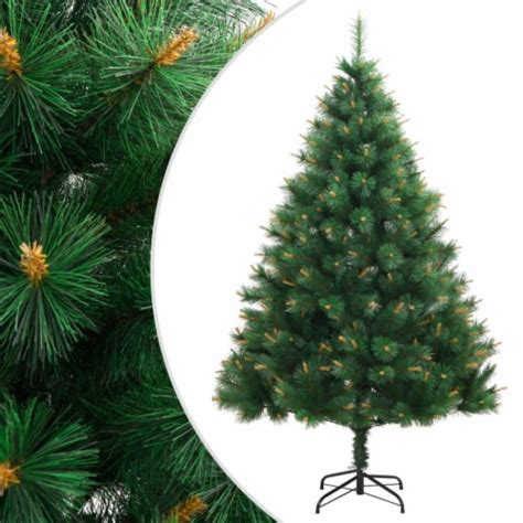 vidaXL Artificial Hinged Christmas Tree with Stand 59.1, 59.1 " - Kroger