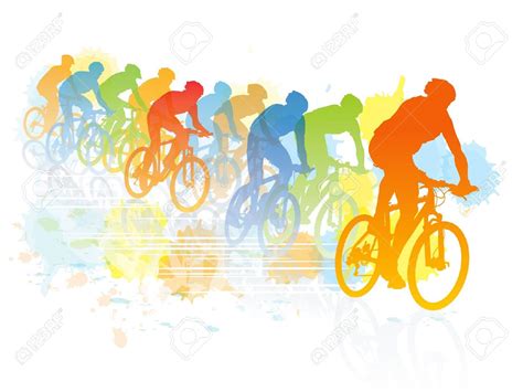 Racing cyclists clipart - Clipground