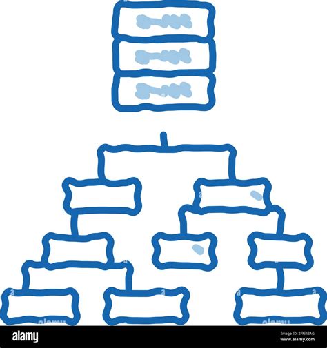 clasificación de la máquina de aprendizaje de doodle icono dibujo ...