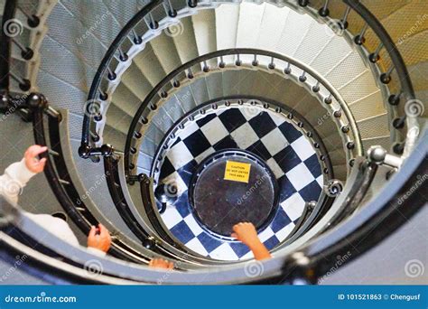 A Spiral Staircase Inside a Lighthouse Stock Image - Image of navigation, coast: 101521863