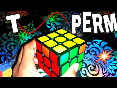 How to solve a T perm | 3x3 Rubik's t Perm solve.. | @KingofCubers ...