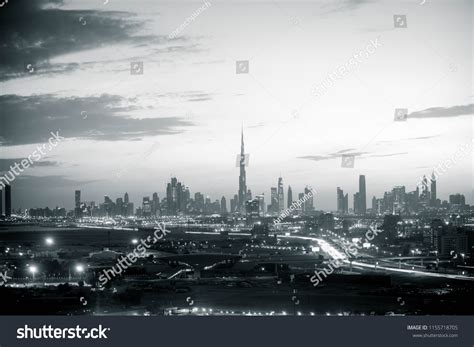 Dubai Skyline Sunset Stock Photo 1155718705 | Shutterstock