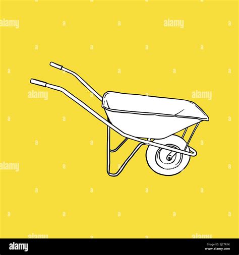 Wheelbarrow drawing hi-res stock photography and images - Alamy