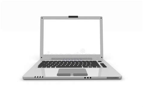 3d Laptop Empty White Screen Stock Illustrations – 4,999 3d Laptop ...