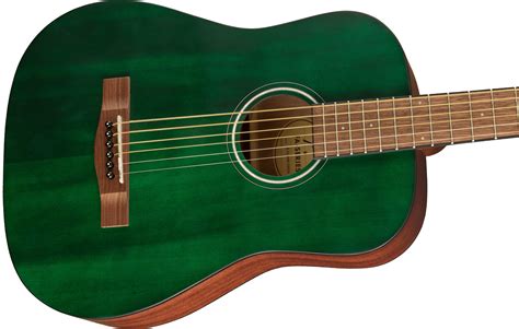 Fender Acoustic Guitars - FA-15 3/4 Sized - Green | Mass Street Music