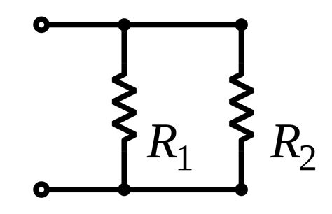 File:Two Resistors in Parallel.svg - Wikimedia Commons