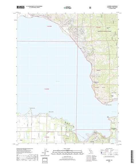 MyTopo Lucerne, California USGS Quad Topo Map