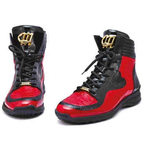 Mauri Sneakers - Mauri High Top Sneakers | MensDesignerShoe.com