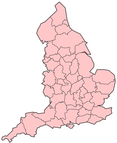 File:Ceremonial counties of England.svg | Tractor & Construction Plant Wiki | FANDOM powered by ...