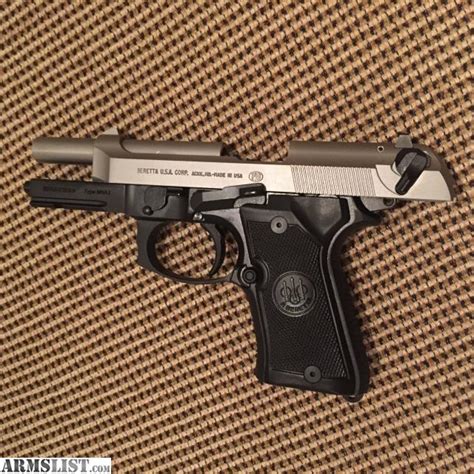 ARMSLIST - For Sale: Beretta 92FS Compact INOX dual tone