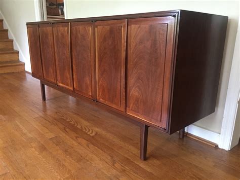 Vintage Mid-Century Six Door Walnut Credenza - EPOCH