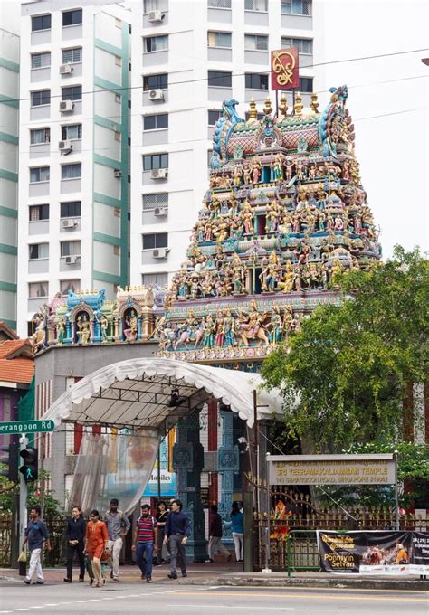 The Colorful Streets of Little India in Singapore