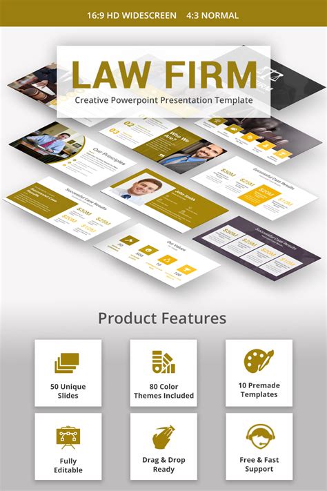 Law Firm PowerPoint Template #68684