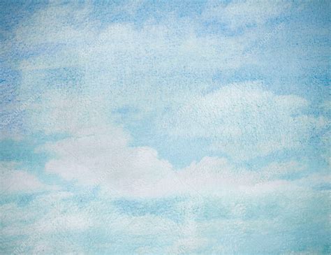 Wet watercolor sky blue abstract background — Stock Photo © Andrey_Kuzmin #7624140