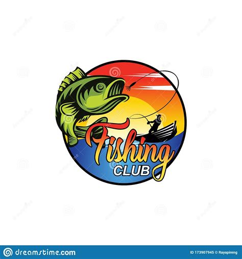 Illustration Fishing Logo Design