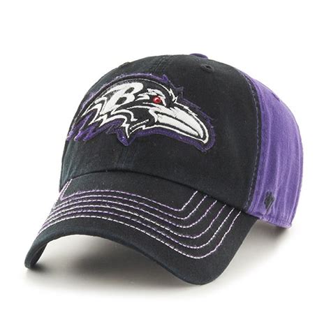 Baltimore Ravens Slot Back Clean Up Purple 47 Brand Adjustable Hat ...