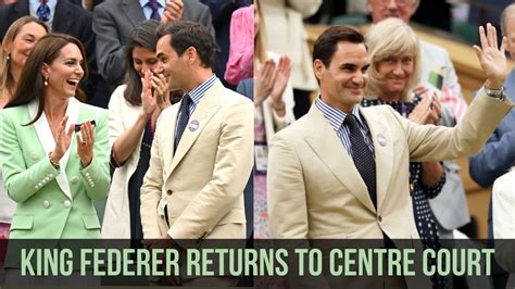 Wimbledon 2023: With British Royalty in attendance, King Roger Federer gets a standing ovation ...