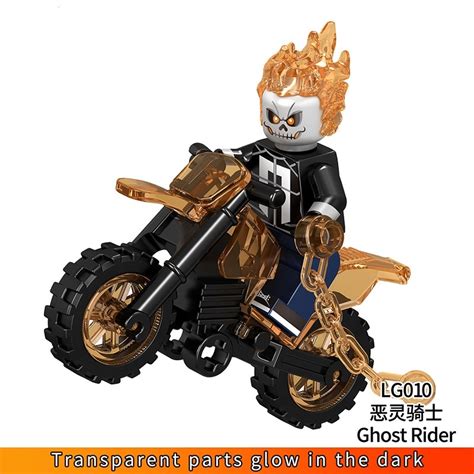 Ghost Rider Custom Minifigs Minifigures Fit Lego