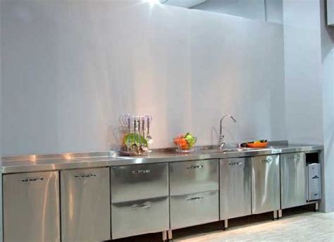 [Hot Item] Stainless Steel Kitchen Cabinets for Family and Restaurant | Stainless steel kitchen ...