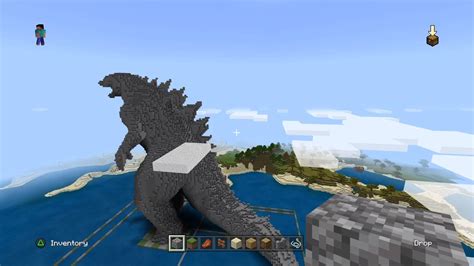 Godzilla. My first big sculpture. : r/Minecraftbuilds