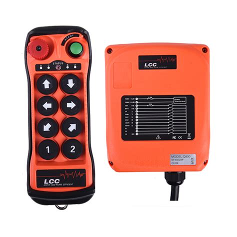 Q800 LCC Crane Radio Remote Control for Hoist Crane - Buy crane control switch, crane hoist ...