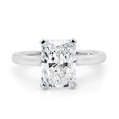 Radiant Cut Solitaire Diamond Ring – Linneys Jewellery