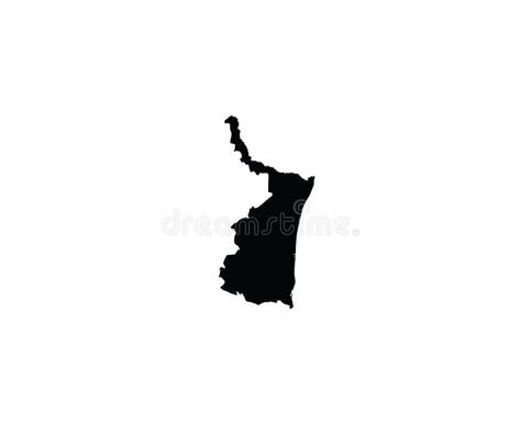 Tamaulipas Outline Map Mexico State Stock Vector - Illustration of ...