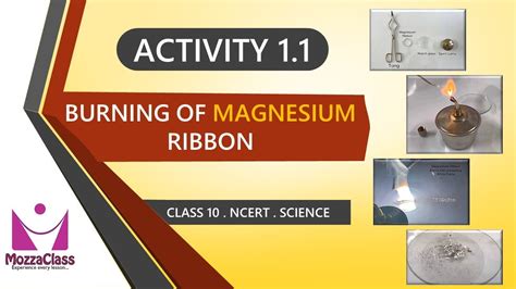 Burning of Magnesium Ribbon Experiment | Activity 1.1 | Class 10 | Science - YouTube